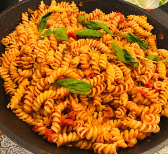 Red And Delicious Pasta Napolitana