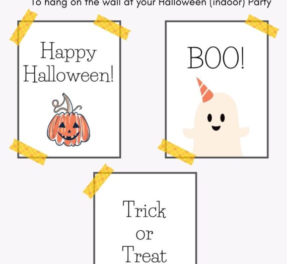 Spooky Printable Halloween Wall Art For Your Halloween Party Decor