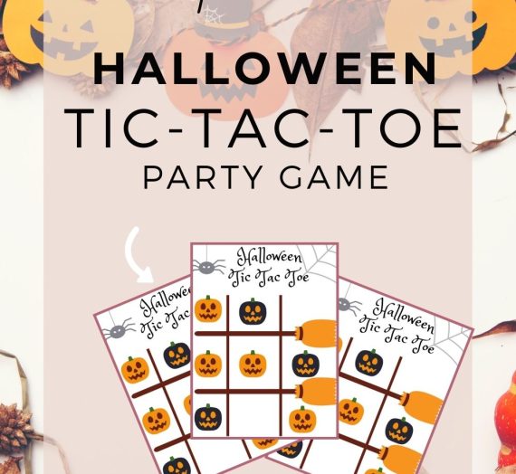 FREE Printable Halloween Tic-Tac-Toe Game